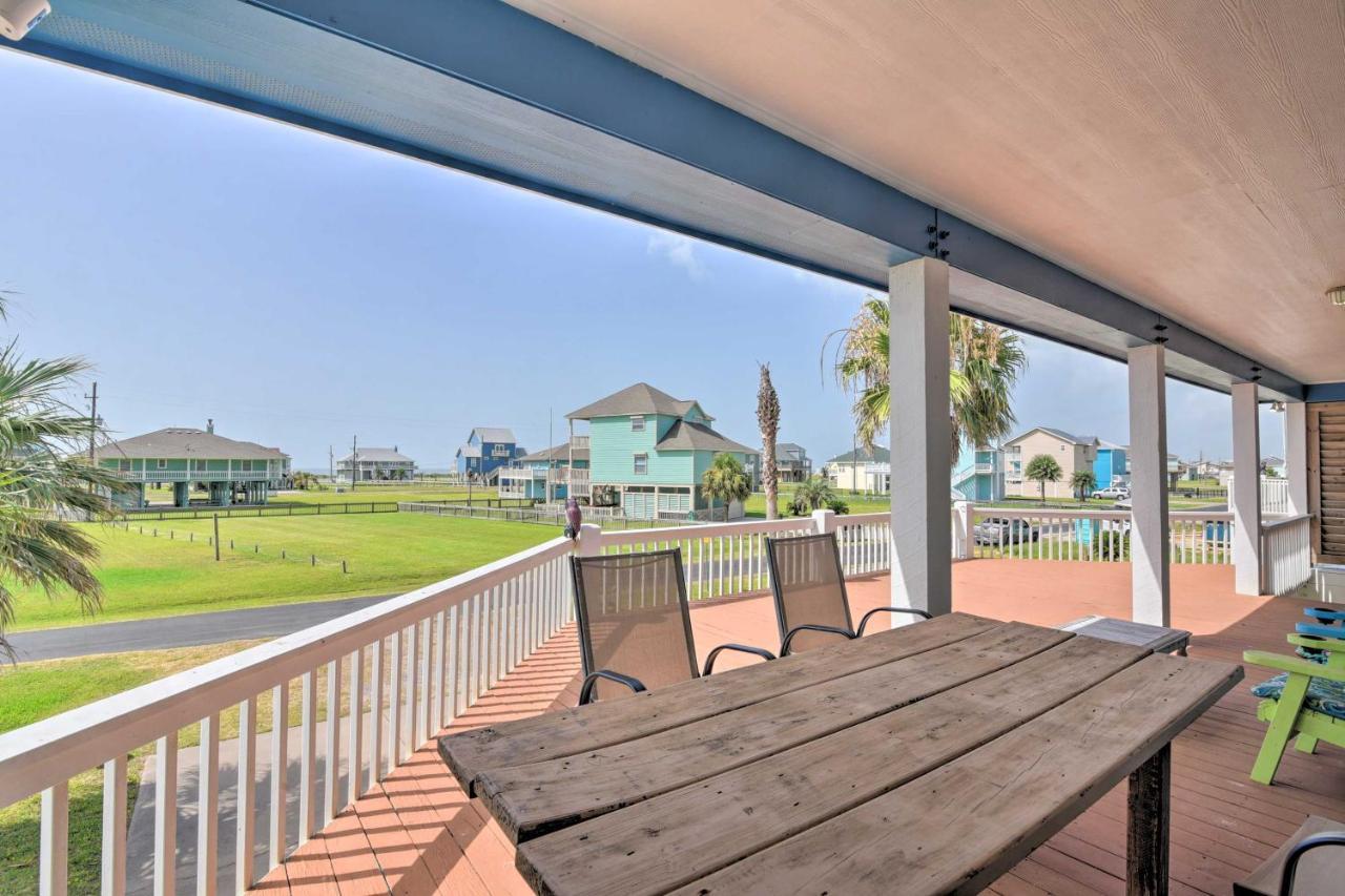 Bright Crystal Beach House, Walk To Coast! Bolivar Peninsula Exterior foto