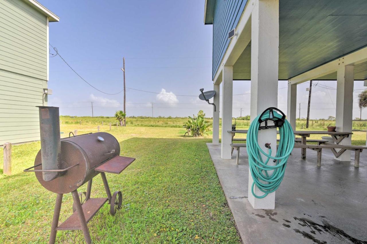 Bright Crystal Beach House, Walk To Coast! Bolivar Peninsula Exterior foto