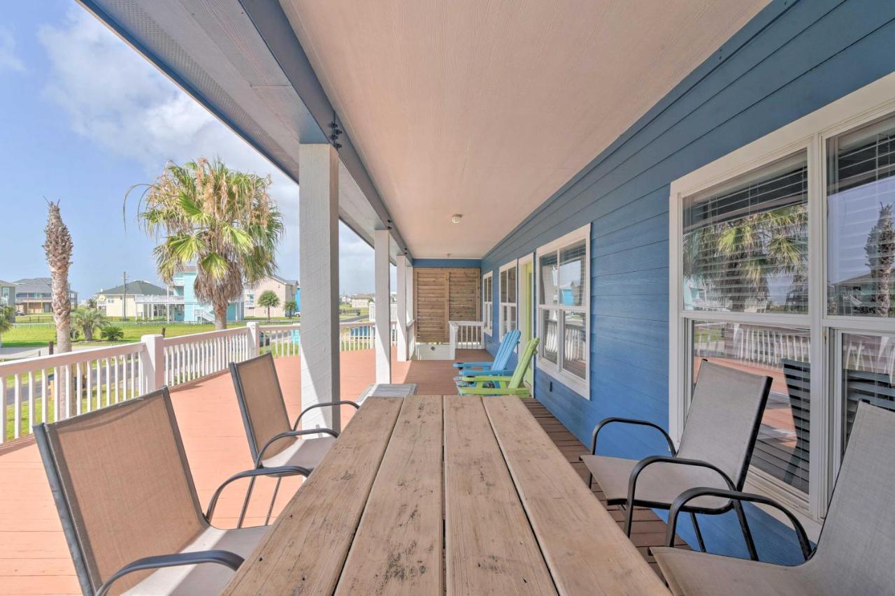 Bright Crystal Beach House, Walk To Coast! Bolivar Peninsula Exterior foto
