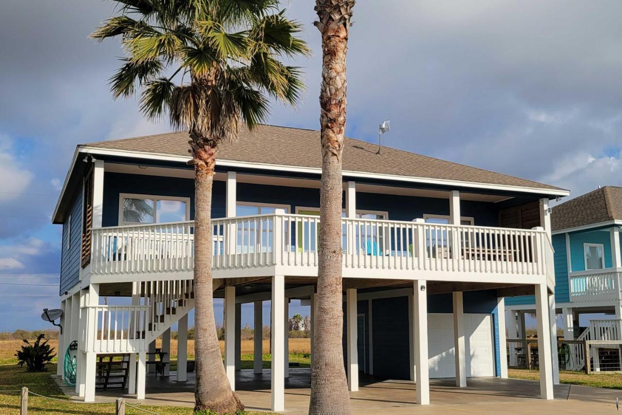 Bright Crystal Beach House, Walk To Coast! Bolivar Peninsula Exterior foto