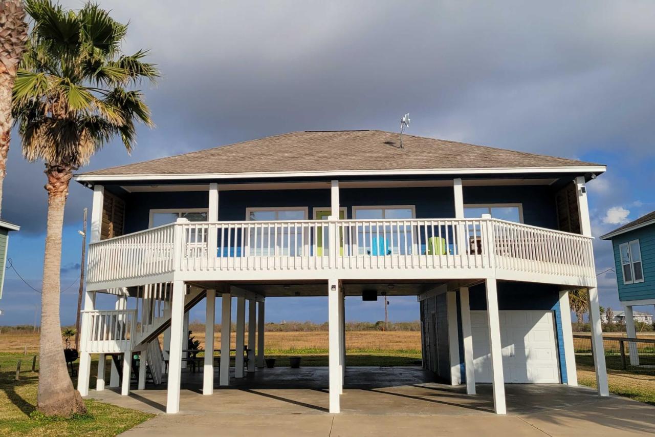 Bright Crystal Beach House, Walk To Coast! Bolivar Peninsula Exterior foto
